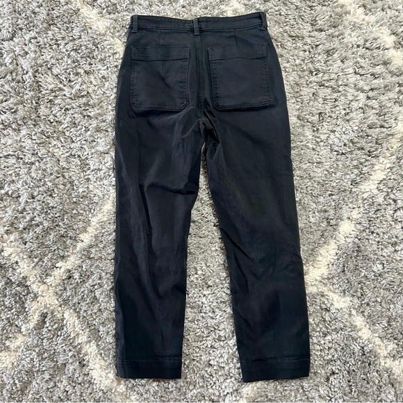 Everlane The Slim-Leg Crop Pant in Washed Black sz 4 - Picture 6 of 6